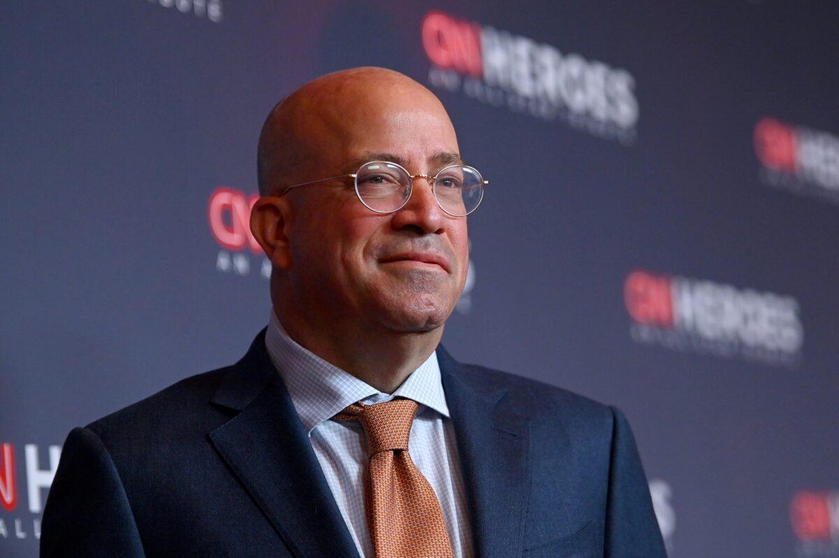 Jeff Zucker, president of CNN, poses for a photograph in New York on Dec. 8, 2019. (Mike Coppola/Getty Images for WarnerMedia)