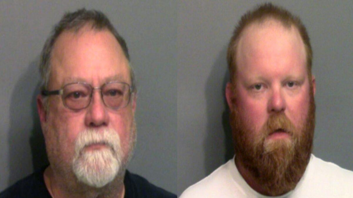 Gregory McMichael and his son Travis McMichael were each charged with murder and aggravated assault in the shooting death of Ahmaud Arbery. The images are provided on May 7, 2020. (Glynn County Sheriff’s Office via Getty Images)