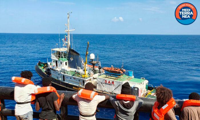 Humanitarian Ship Takes 27 Migrants From Danish Tanker