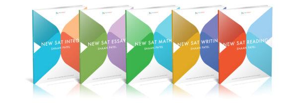 PrepExpert's SAT prep books. (Courtesy of Shaan Patel)