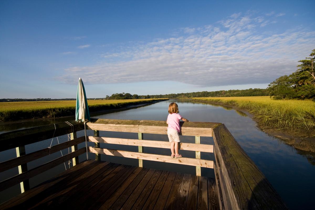 Edisto Beach State Park sprawls over 1,200 acres of wetland and beaches. (Courtesy of Discover South Carolina)