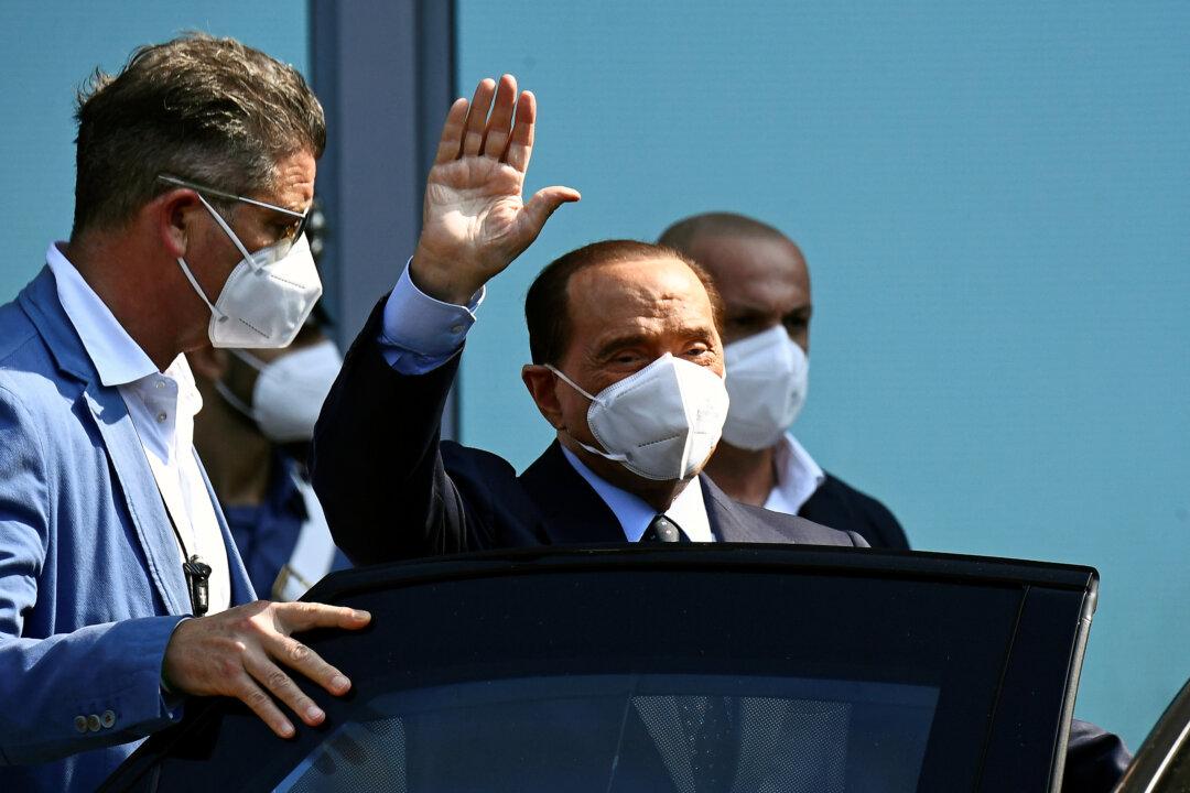 Italian Ex-leader Berlusconi Hospitalized in ICU, but Alert
