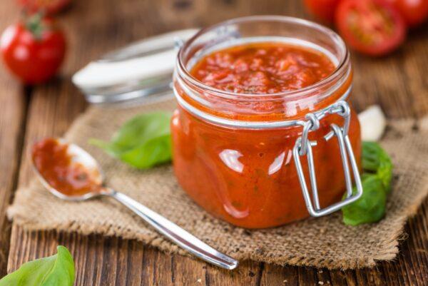 This oven tomato sauce is a blank red canvas, ready to be customized as a sauce, or incorporated as an ingredient into something else. (HandmadePictures/Shutterstock)