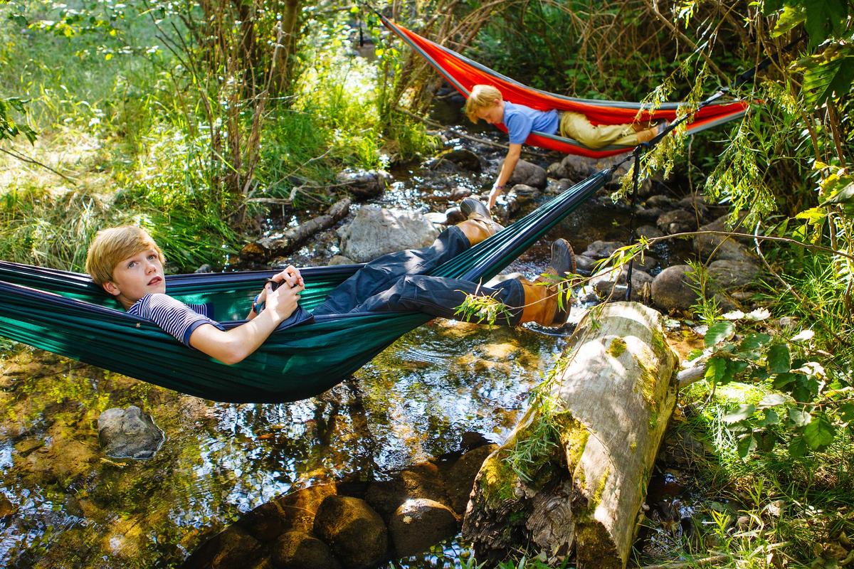 Kids relaxing at Paws Up. (Courtesy of Paws Up)