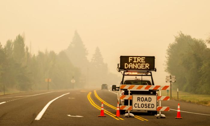 'Red Flag' Conditions Drive Oregon Wildfires