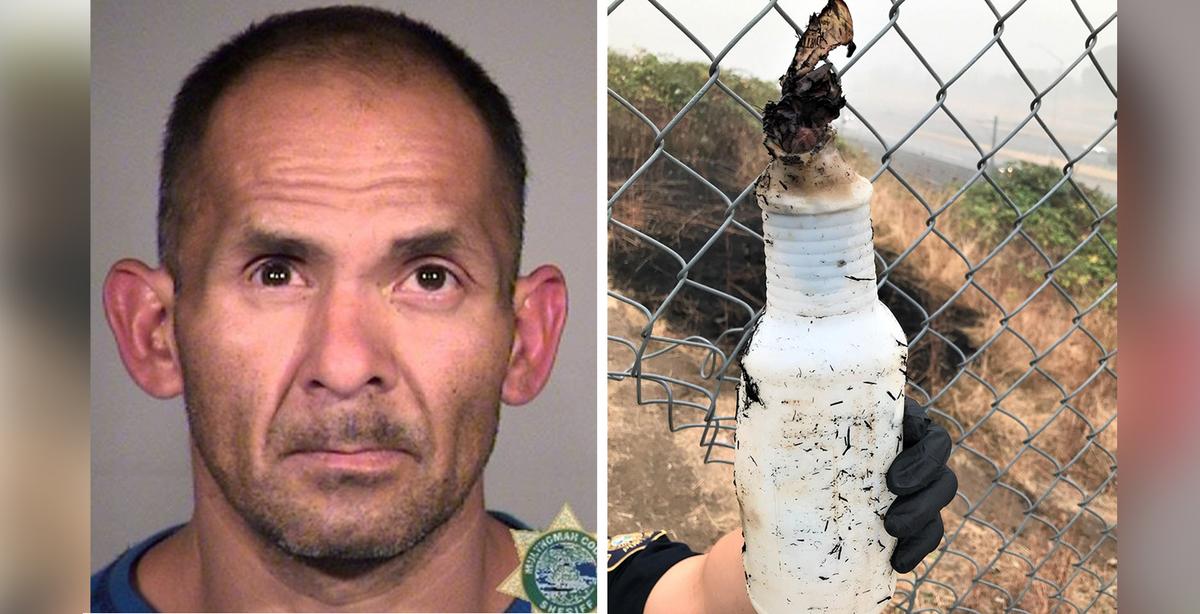 Man Arrested After Allegedly Starting at Least 7 Brush Fires Along Oregon Highway
