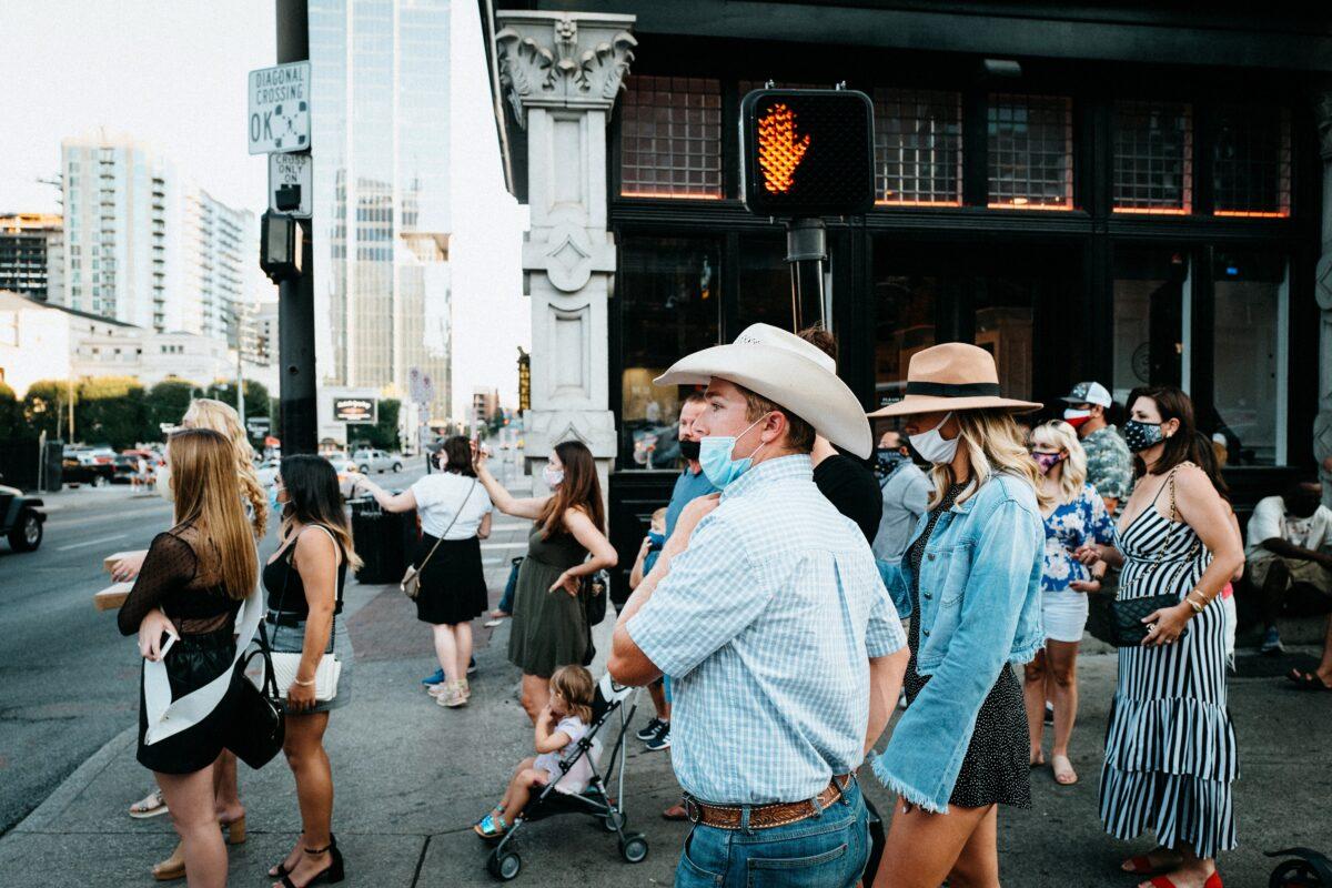Downtown Broadway is seen in Nashville, Tenn., on Aug. 7, 2020. (Jason Kempin/Getty Images)