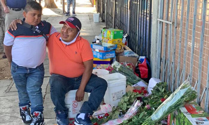 Stranger Raises Over $40,000 for 8-Year-Old Flower Seller and His Unemployed Dad