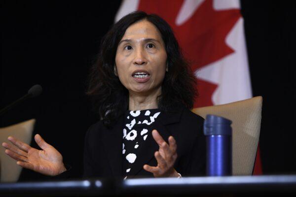  Chief Public Health Officer of Canada Dr. Theresa Tam participates in a press conference in Ottawa on Jan. 26, 2020. (The Canadian Press/Justin Tang)