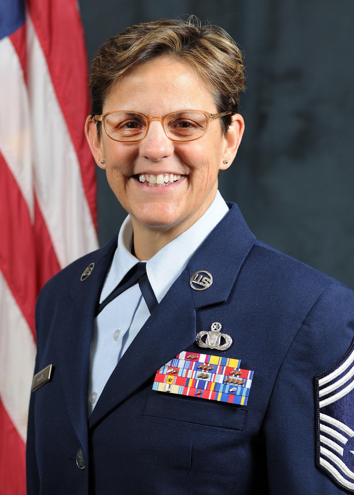 Command Chief Master Sgt. Maureen Dooley (<a href="https://www.dvidshub.net/image/4139957/new-enlisted-leader-new-york-air-national-guard">DVIDSHUB</a>)