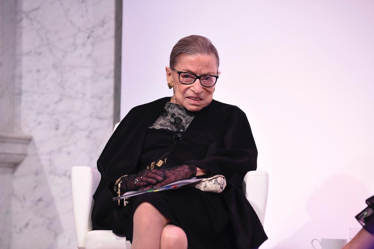 Supreme Court Justice Ruth Bader Ginsburg in Washington on Feb. 19, 2020. (Dimitrios Kambouris/Getty Images for DVF)
