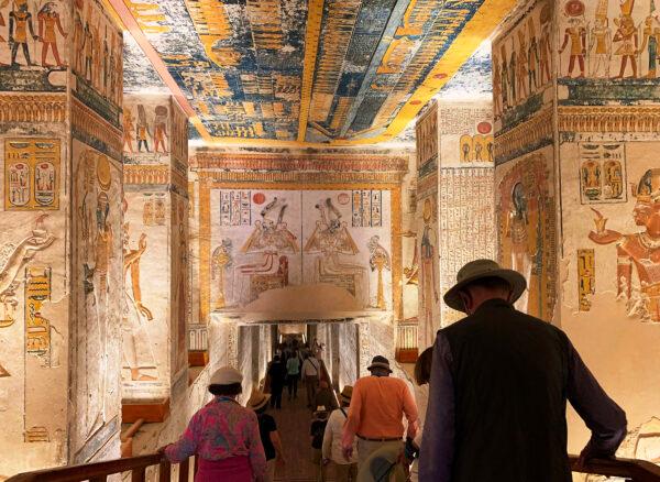 The tombs in Egypt's Valley of the Kings and Valley of the Queens have many rooms, all of them covered in intricate original paintings. (Courtesy of Phil Allen)