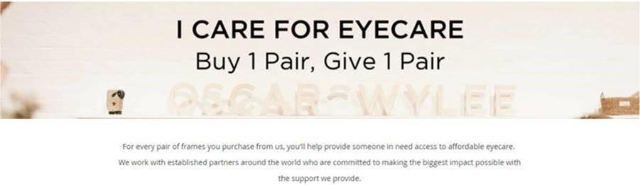 Australian Oscar Wylee's "Buy a pair, Give a pair" promotion (Supplied by ACCC)