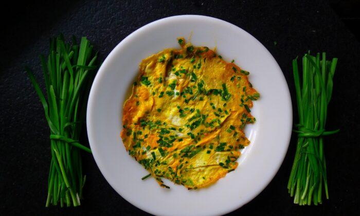 Chinese Chive Pancakes, and the Art of Pancake Flipping