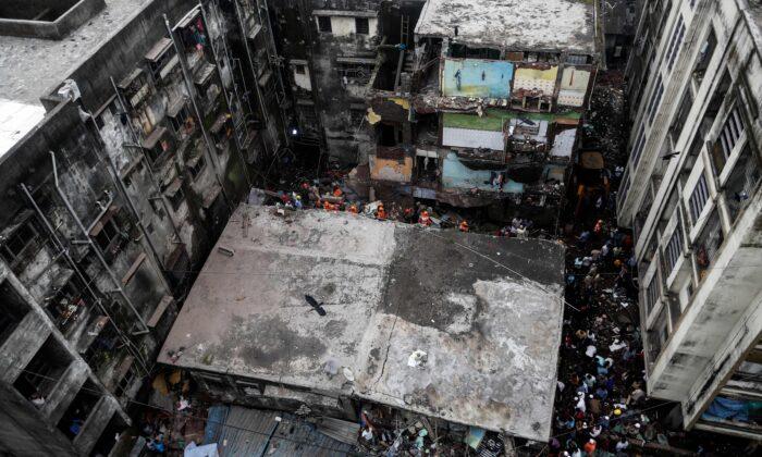 At Least 10 Dead in Building Collapse in India, Dozens Feared Trapped