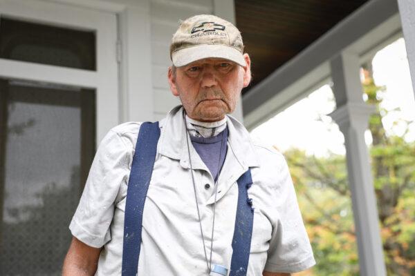 Terry Titchner in Ridgway, Elk County, Penn., on Sept. 17, 2020. (Charlotte Cuthbertson/The Epoch Times)