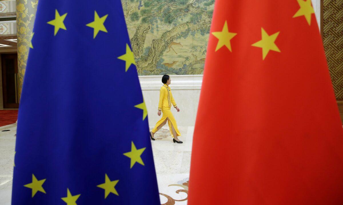 The EU-China trade deal is facing major hurdles due to human rights abuses in Xinjiang. (Jason Lee/Reuters)