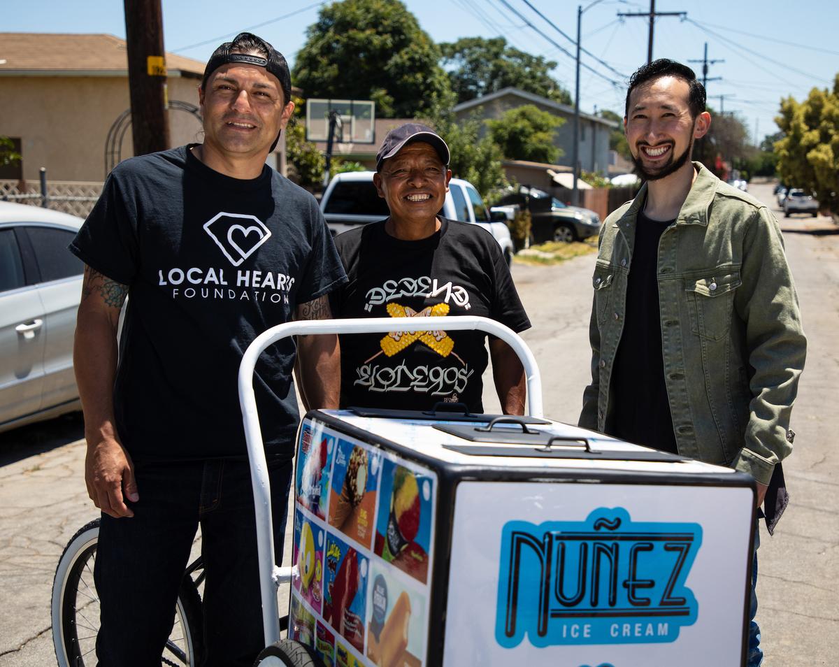 (L–R) Rodriguez, Nuñez, and Chong (Courtesy of <a href="https://www.localheartsfoundation.org/">Local Hearts Foundation</a>)