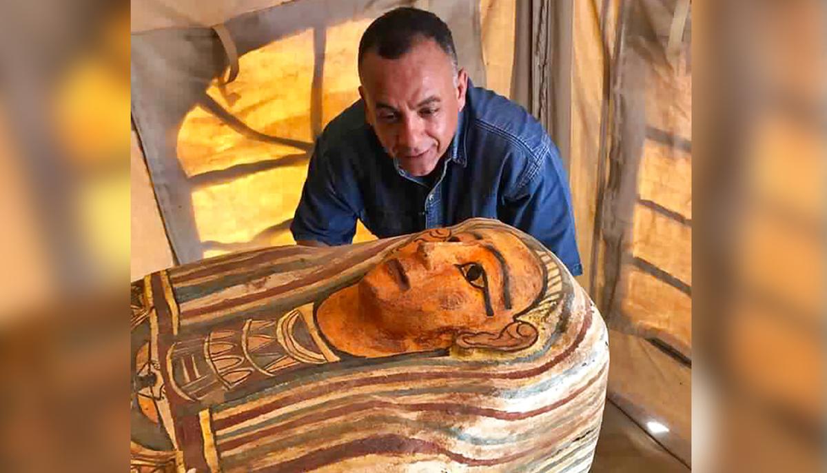 Over Two Dozen Sealed Coffins Buried for 2,500 Years Unearthed From Egyptian Tomb