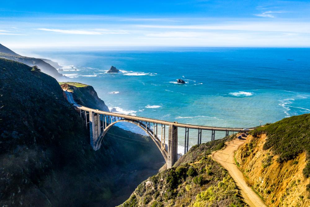 The Bixby Bridge, one of the country's most iconic bridges, was completed in 1932 for about $200,000. (Nuria Kreuser/Shutterstock)