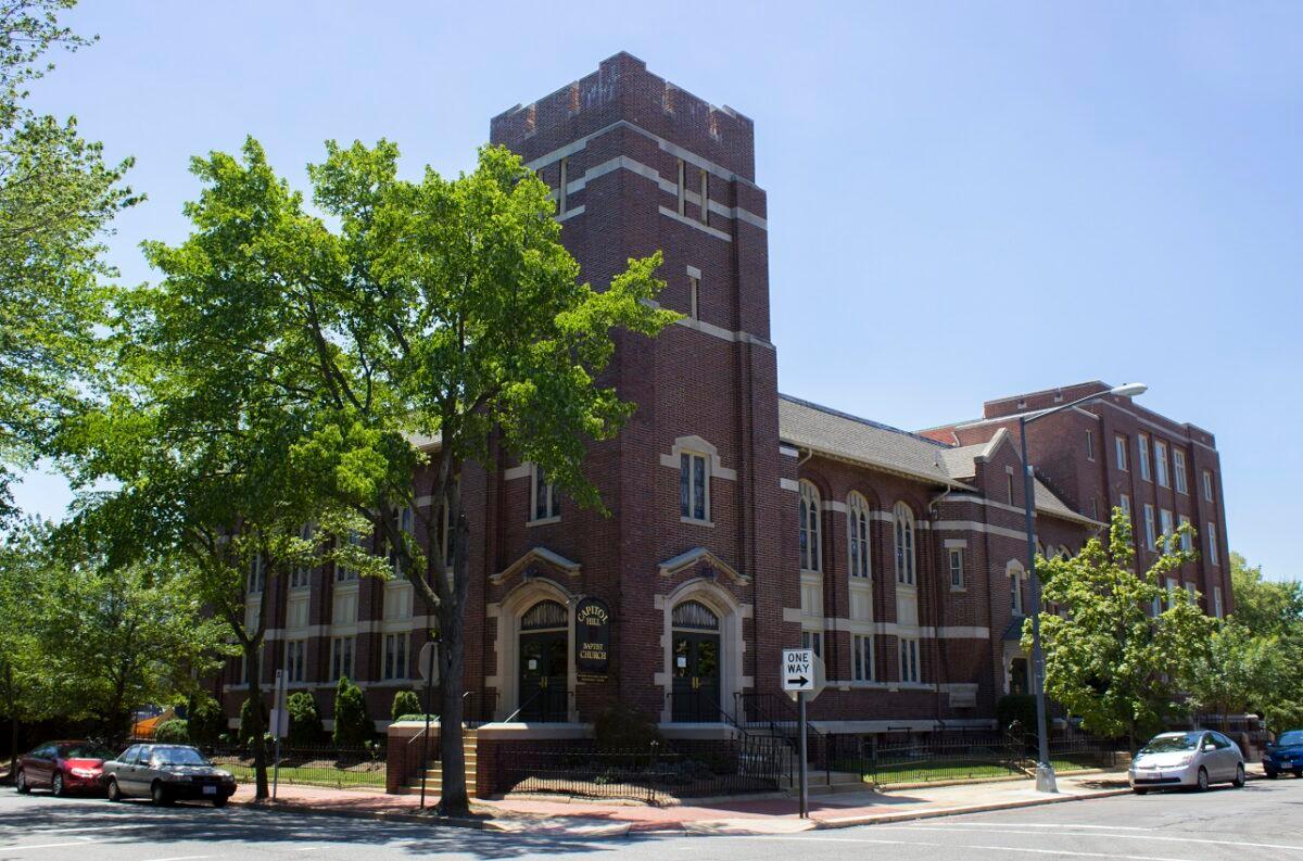 Capitol Hill Baptist Church in Washington, D.C. on July 25, 2015. (DHousch/CCO 1.0 via Wikimedia Commons)