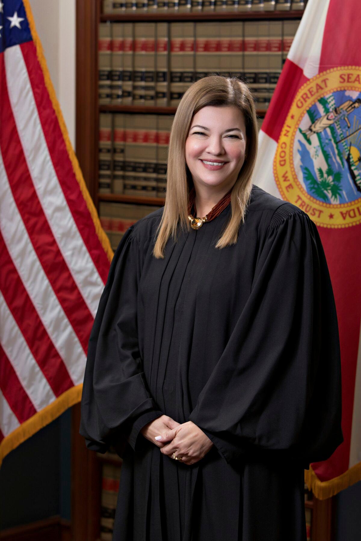 U.S. Circuit Judge Barbara Lagoa, of the United States Court of Appeals for the Eleventh Circuit, is shown in this official undated photo released by the Florida Supreme Court. (Florida Supreme Court/AP Photo)