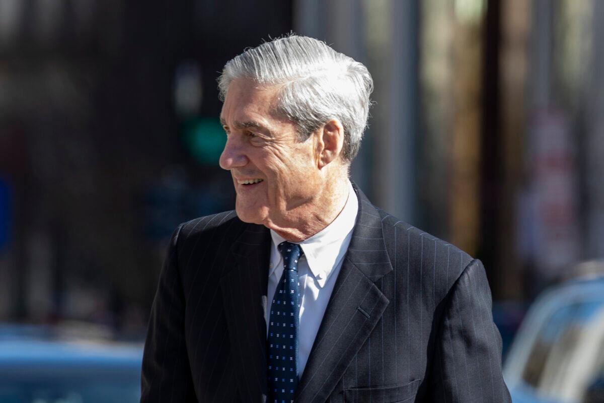 Special Counsel Robert Mueller walks after attending church in Washington on March 24, 2019. (Tasos Katopodis/Getty Images)
