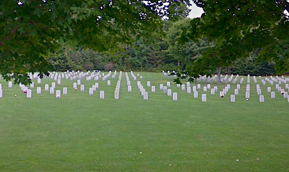 The Vermont Veterans Memorial Cemetery in Randolph (Screenshot/<a href="https://www.google.com/maps/@43.9435829,-72.5966428,3a,30.1y,346.66h,94.82t/data=!3m6!1e1!3m4!1syoVRIHBummW7kVdQo8vuJg!2e0!7i13312!8i6656">Google Maps</a>)