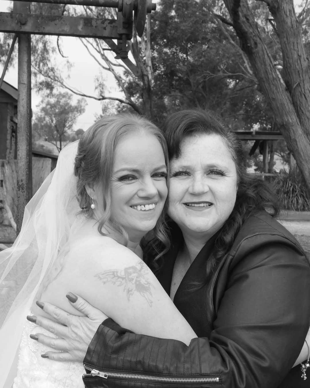 Chrissie with her mother-in-law Kylie. (Courtesy of Natalie Dunn via <a href="https://www.facebook.com/chrissie.wells.1">Chrissie Smith</a>)