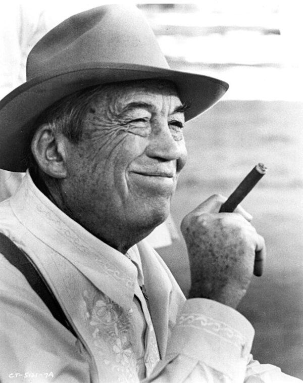 Publicity shot of director John Huston. (Public Domain)