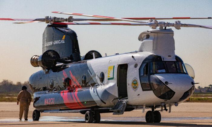 OC Fire Authority Unveils New Supersized Helitanker to Fight Wildfires