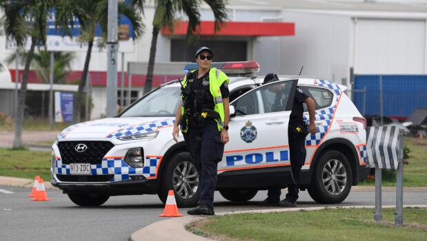 Police in Queensland, Australia on June 7, 2020. (Ian Hitchcock/Getty Images)