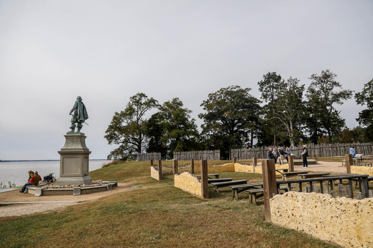 Grounds at Historic Jamestowne. (Samira Bouaou/The Epoch Times)