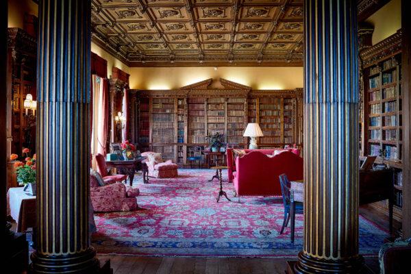 Highclere Castle's Library holds over 5,650 books. (Courtesy of Highclere Castle)