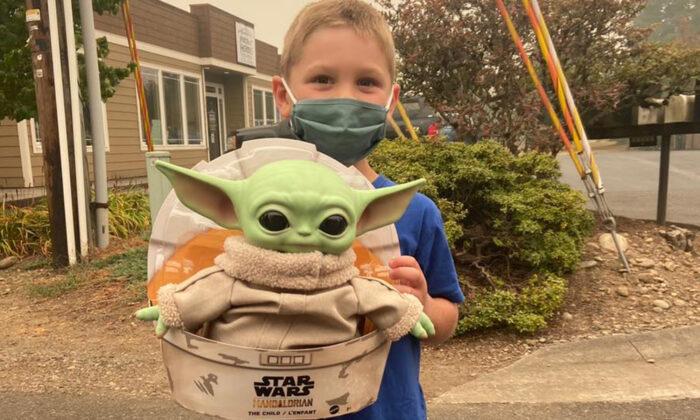 Boy, 5, Sends Baby Yoda Doll to Front Line Oregon Firefighters: ‘In Case You Get Lonely’