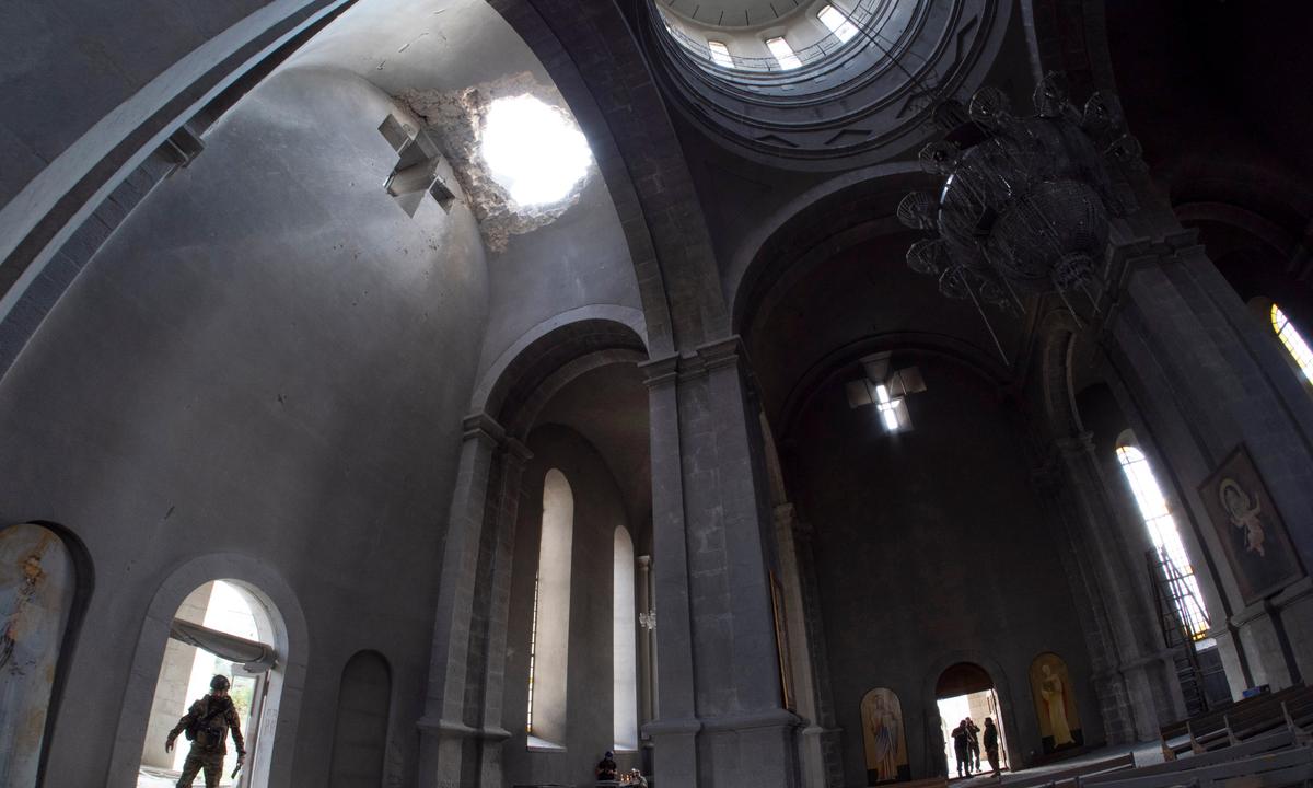 Armenia Says Cathedral Shelled in Clashes With Azerbaijan