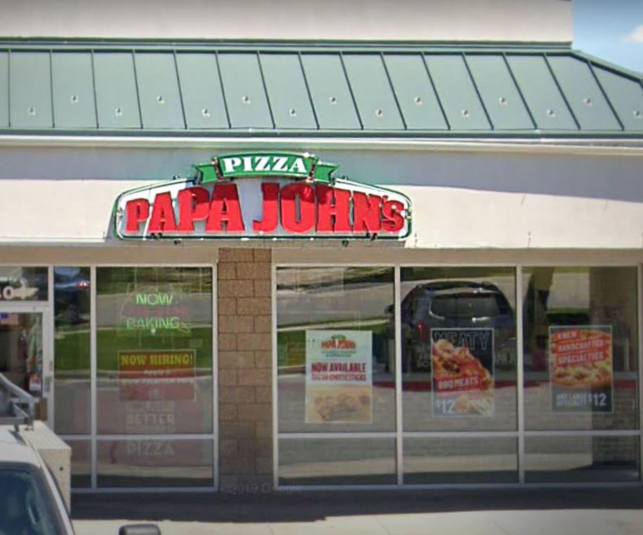 Papa John's Pizza at 3404 4800 S St Roy, Utah (<a href="https://www.google.com/maps/@41.1762075,-112.0621244,3a,16.1y,5.05h,87.22t/data=!3m6!1e1!3m4!1sjX4VCbnHcpUC0HW6WbN78w!2e0!7i16384!8i8192">Screenshot</a>/Google Maps)