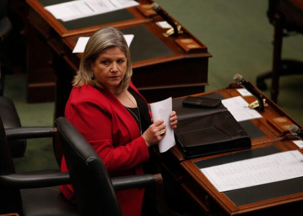 Ontario NDP Leader Andrea Horwath at the Ontario Legislature at Queen's Park in Toronto on May 19, 2020. (The Canadian Press/Jack Boland)<br/>POOL IMAGE
