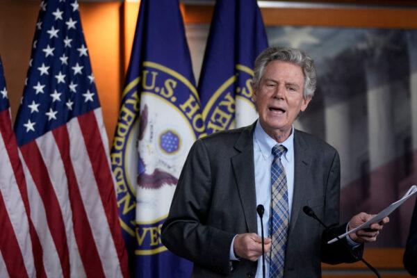 WASHINGTON, DC - MAY 27: Rep. Frank Pallone (D-NJ) speaks during a news conference at the U.S. Capitol, May 27, 2020 in Washington, DC. Pelosi and her Democratic House colleagues discussed the recently passed House bill "The Heroes Act" and criticized the Trump administration's lack of a plan for nationwide coronavirus testing. (Photo by Drew Angerer/Getty Images)