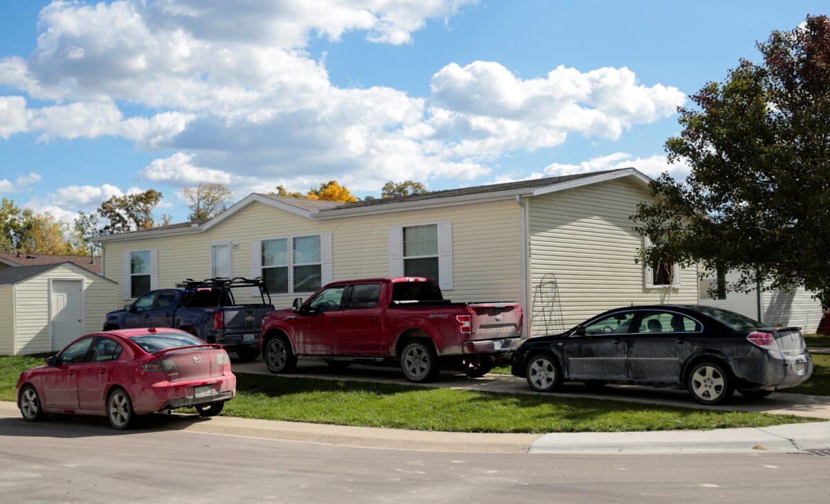 A home that was searched by FBI agents for alleged plots to take the Gov. Gretchen Whitmer hostage and attack the state capitol building is seen, in Hartland, Mich., Oct. 8, 2020. (Rebecca Cook/Reuters)