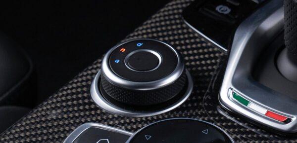 One of the center console rotary control knobs. (Courtesy of Alfa Romeo)