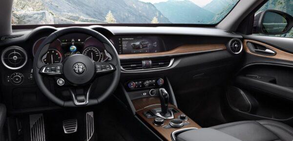 Looking from the driver's seat. (Courtesy of Alfa Romeo)