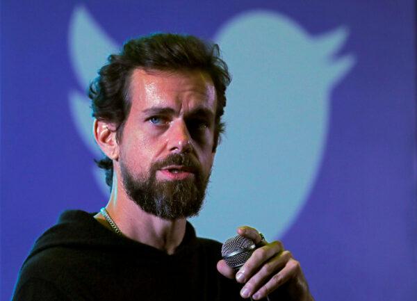 Twitter CEO Jack Dorsey speaks during a town hall in New Delhi, India, on Nov. 12, 2018. (Anushree Fadnavis/Reuters)