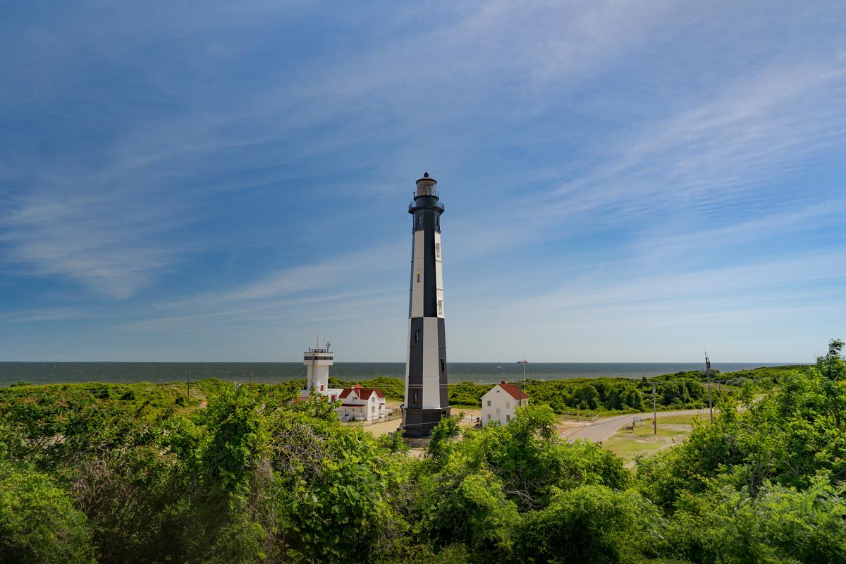  The newer Cape Henry Lighthouse. (Courtesy of Virginia Beach Convention and Visitors Bureau)