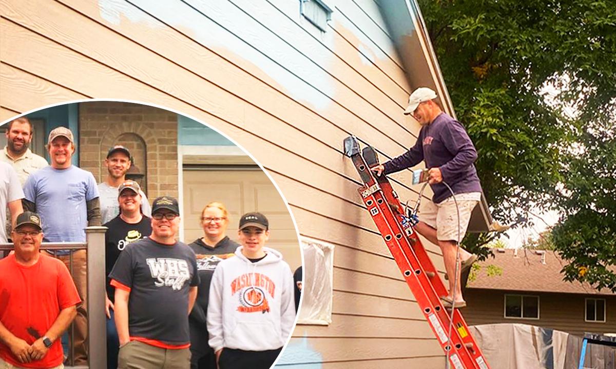 Man With Terminal Cancer Fulfills Dying Wish to Paint House for Wife–Thanks to Community