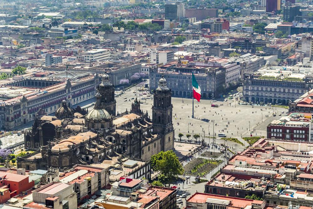 Zócalo in Mexico City, Mexico. (Ulrike Stein/Shutterstock)