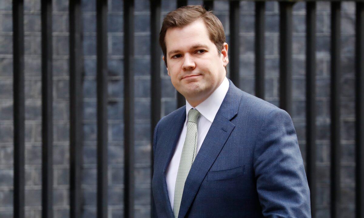  Britain's Housing, Communities, and Local Government Secretary Robert Jenrick arrives at 10 Downng Street, in central London on March 17, 2020, (Tolga Akmen/AFP via Getty Images)