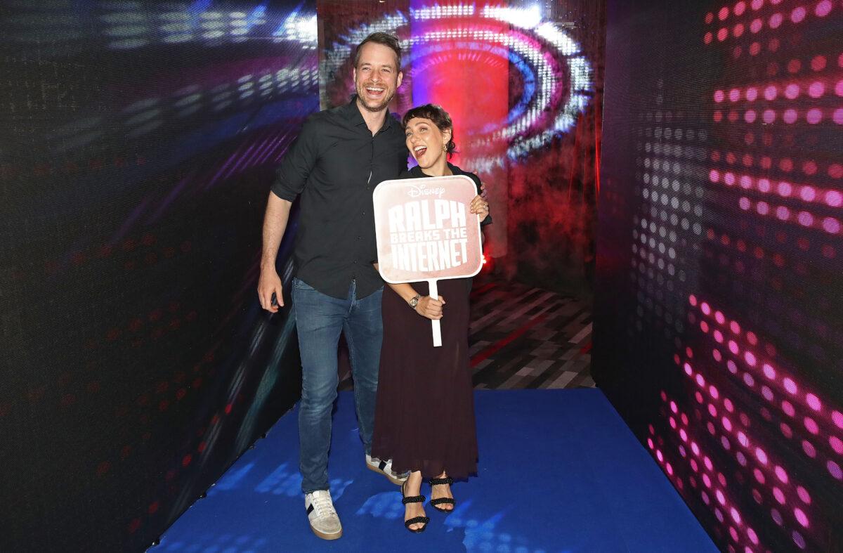 Hamish Blake and Zoe Foster-Blake in Melbourne, Australia on December 4, 2018. (Scott Barbour/Getty Images)