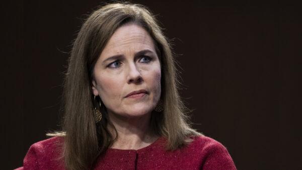 Supreme Court nominee Judge Amy Coney Barrett testifies before the Senate Judiciary Committee on the third day of her confirmation hearing in Washington on Oct. 14, 2020. (Anna Moneymaker-Pool/Getty Images)