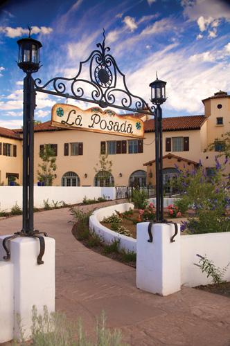 Entrance to La Posada. (Courtesy of the Turquoise Room)